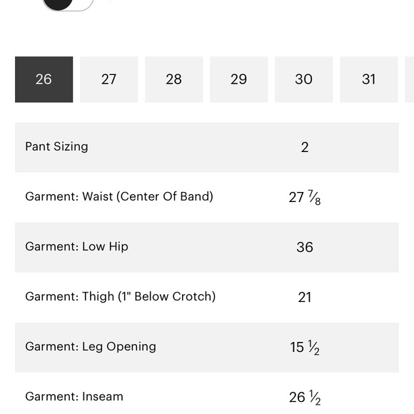 *SOLD* Everlane Kick Crop Jean Black Size 26 - Picture 6 of 6